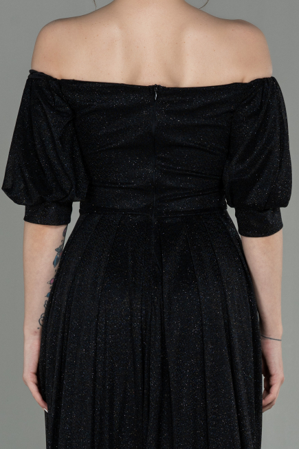 Robe de Soirée Longue Noir ABU2983
