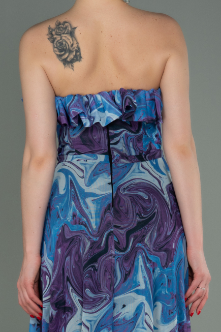 Robe de Soirée Longue Violet ABU3086