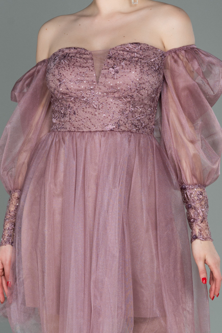 Robe de Cérémonie Courte Poudre ABK1745