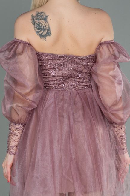 Robe de Cérémonie Courte Poudre ABK1745