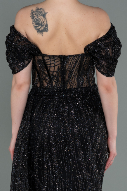 Robe De Soirée Longue Noir ABU2706