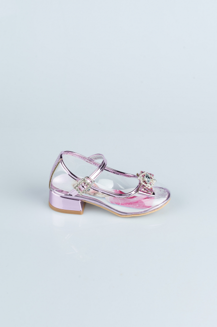 Chaussure D’enfant Peau Rose HR005