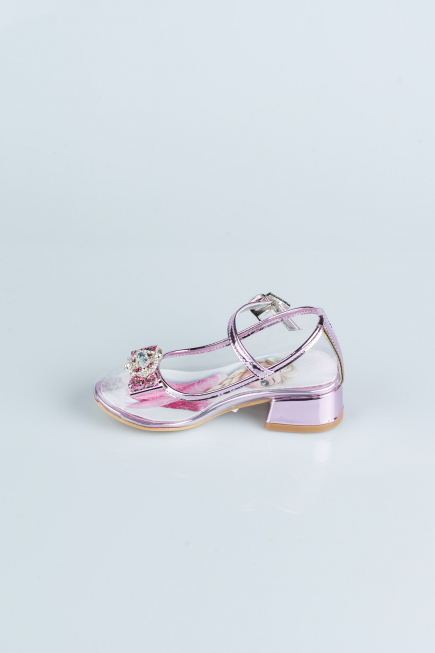 Chaussure D’enfant Peau Rose HR005