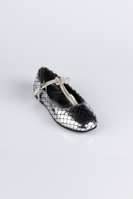 Chaussure D’enfant A motifs Platine HR185