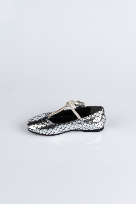 Chaussure D’enfant A motifs Platine HR185