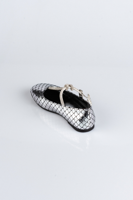 Chaussure D’enfant A motifs Platine HR185