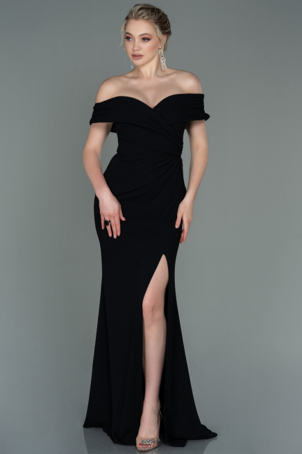 Robe de Soirée Longue Noir ABU3156