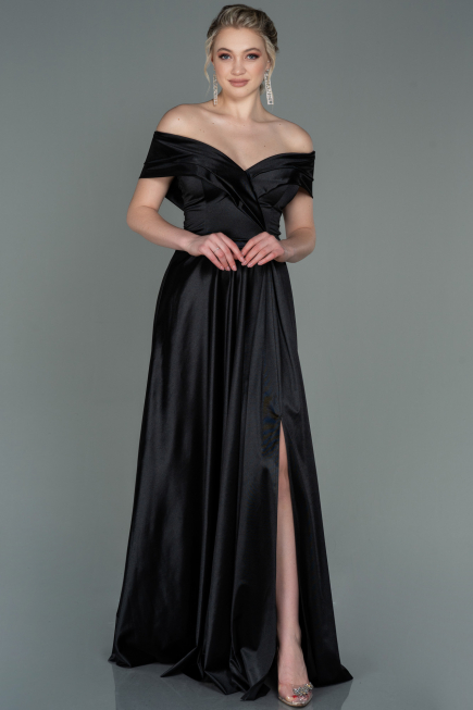 Robe de Soirée Longue Noir ABU3157
