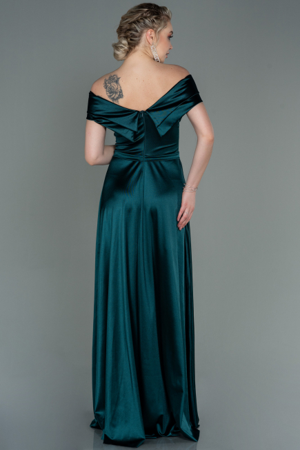Robe de Soirée Longue Émeraude ABU3157