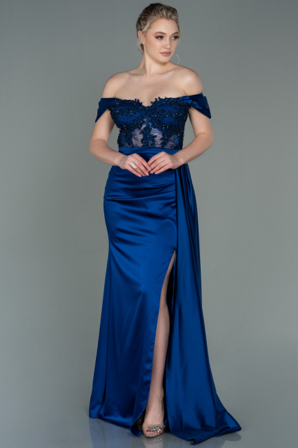 Robe De Soirée Satin Longue Parlement ABU2374