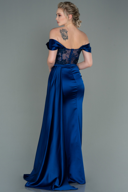 Robe De Soirée Satin Longue Parlement ABU2374
