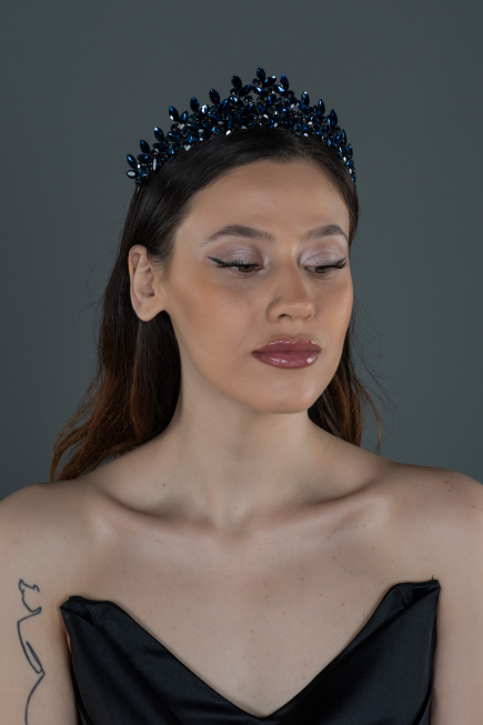 Accessoire de Cheveux Bleu Marine DY508