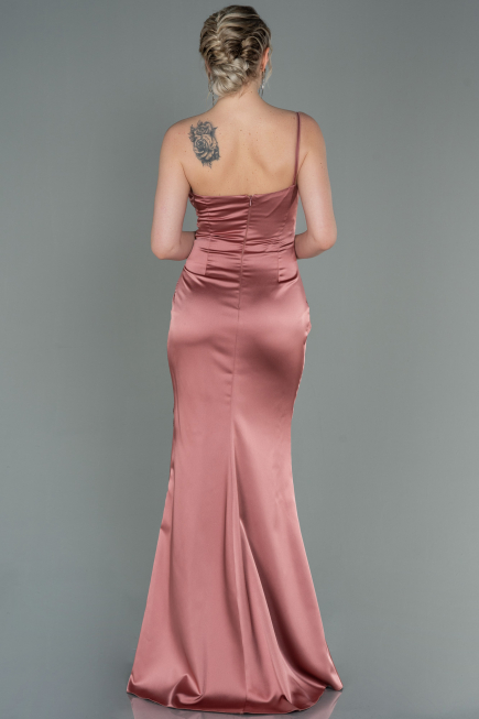 Robe De Fiançaille Satin Longue Pelure D'oignon ABU3088