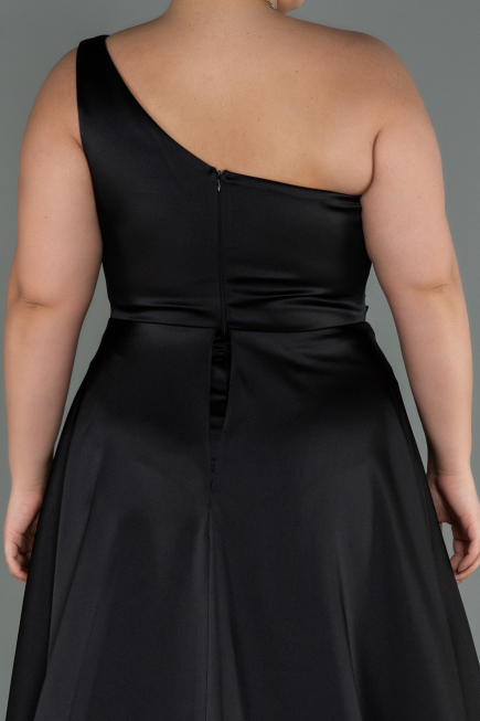 Robe Grande Taille Longue Noir ABU3171