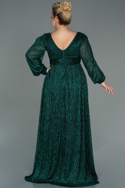 Robe de Soirée Grande Taille Longue Émeraude ABU3154