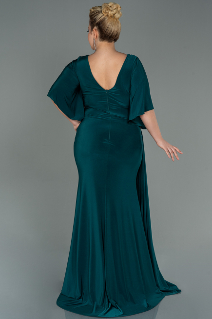 Robe Grande Taille Longue Émeraude ABU3173