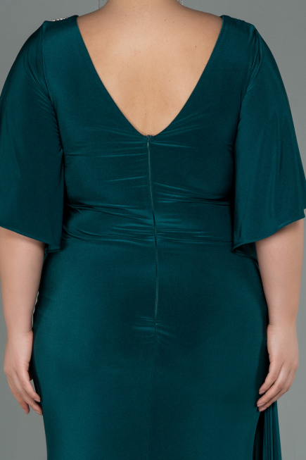 Robe Grande Taille Longue Émeraude ABU3173