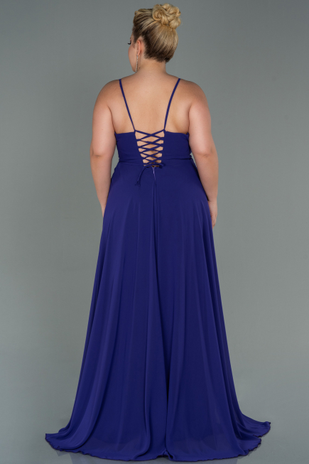 Robe De Soirée Grande Taille Longue Violet ABU1324