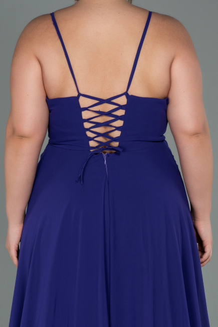 Robe De Soirée Grande Taille Longue Violet ABU1324