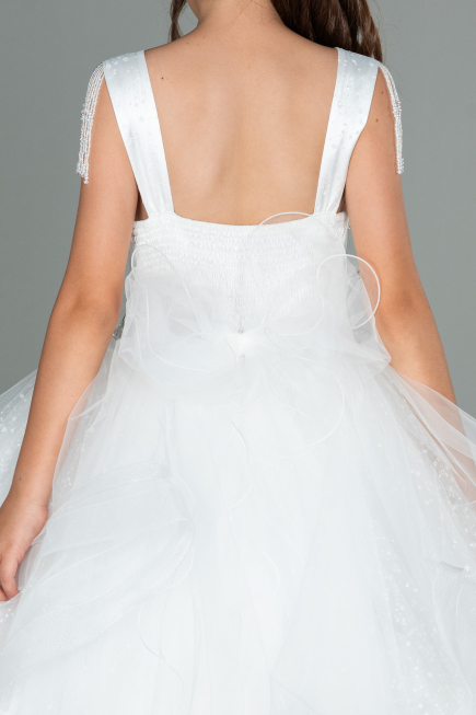 Robe de Mariage Pour Enfant Blanc AN30001