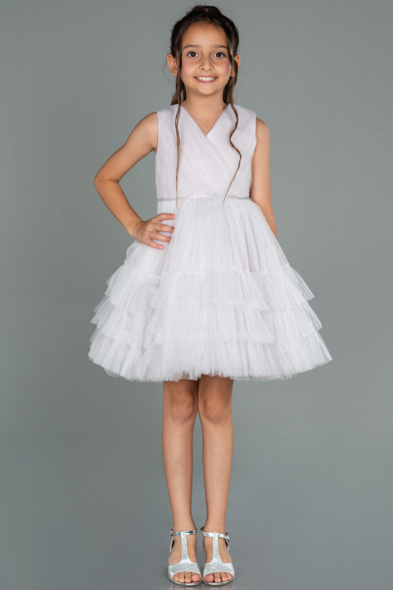 Robe de Soirée Enfants Courte Poudre ABK1769