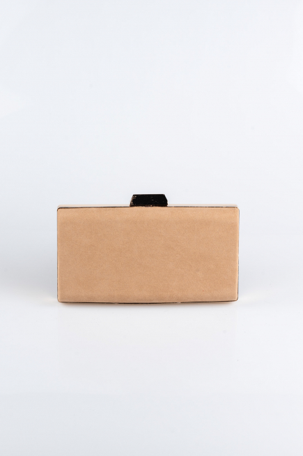 Sac de Soirée Luxe Couleur daim Vison SH813