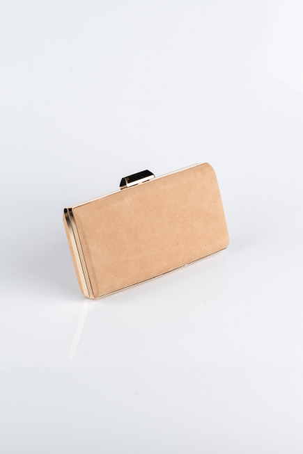 Sac de Soirée Luxe Couleur daim Vison SH813