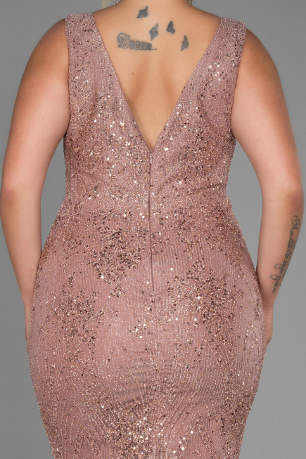 Robe de Soirée Grande Taille Longue Pelure D'oignon ABU3214