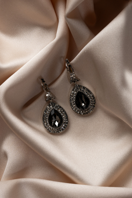 Boucle D'Oreille Anthracite UK527