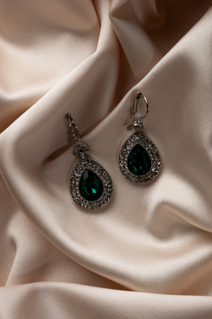 Boucle D'Oreille Émeraude UK527