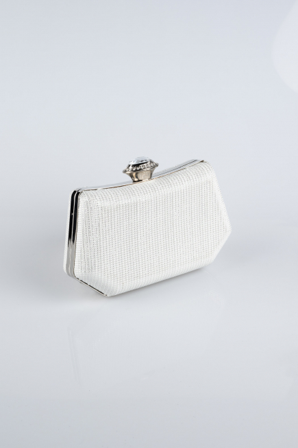 Sac de Soirée Luxe Blanc SH812