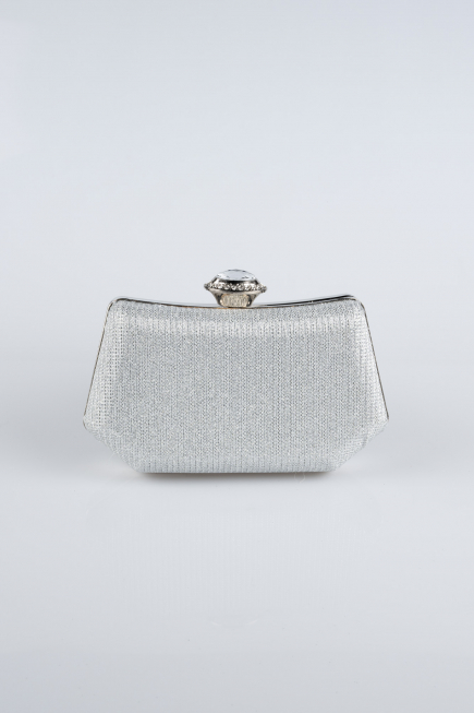 Sac de Soirée Luxe Argent SH812