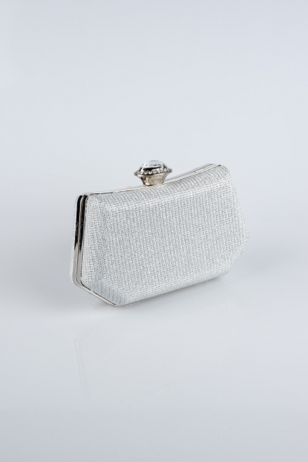 Sac de Soirée Luxe Argent SH812