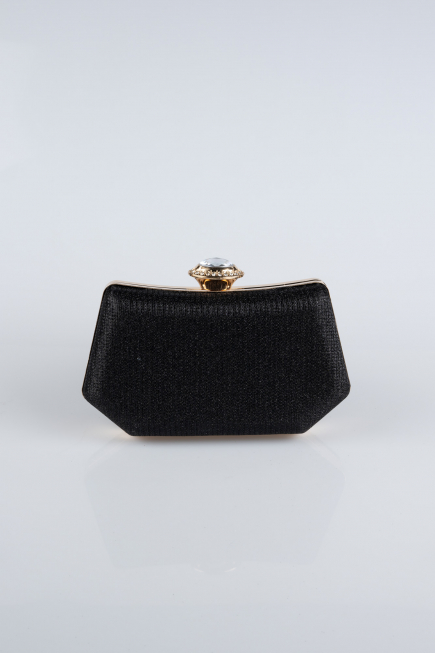 Sac de Soirée Luxe Noir-Or SH812