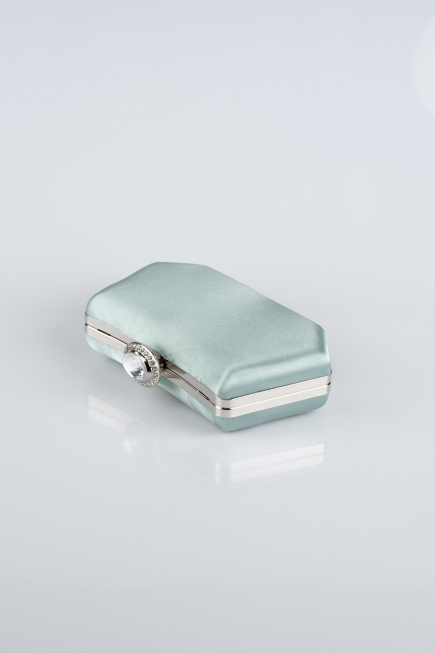Sac de Soirée Luxe Satin Turquoise SH812