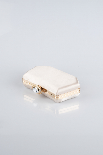 Sac de Soirée Luxe Satin Crème SH812