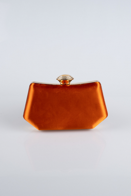 Sac de Soirée Luxe Satin Orange SH812
