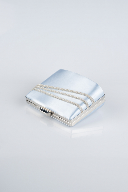 Sac de Soirée Luxe Satin Bleu clair SH822