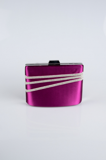 Sac de Soirée Luxe Satin Violet SH822