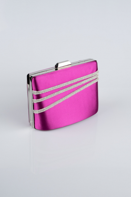 Sac de Soirée Luxe Satin Violet SH822