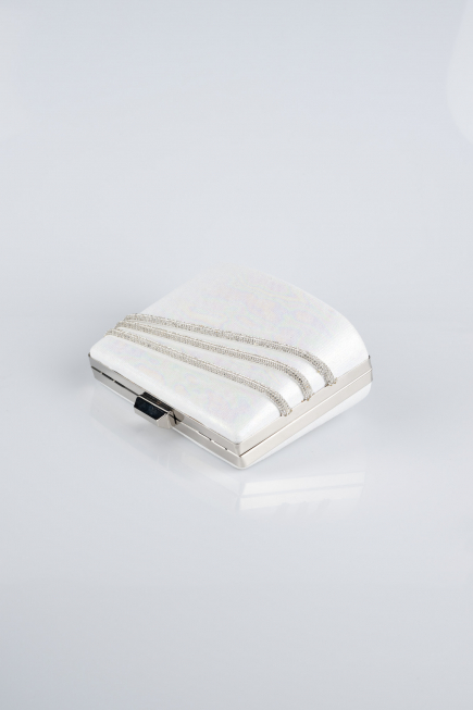 Sac de Soirée Luxe Plâtre Blanc SH822