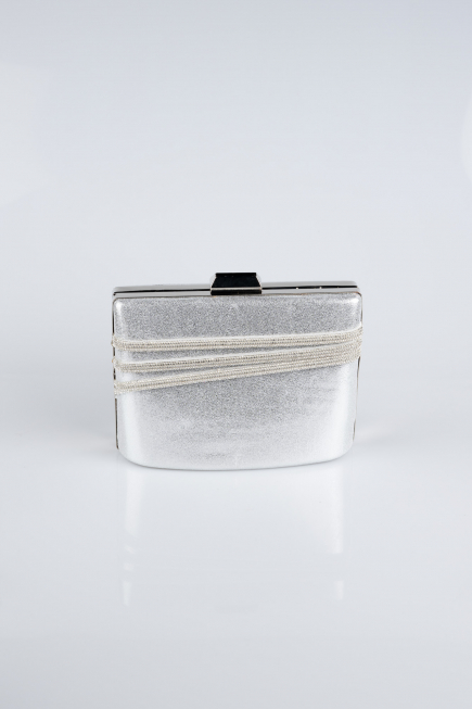 Sac de Soirée Luxe Plâtre Argent SH822