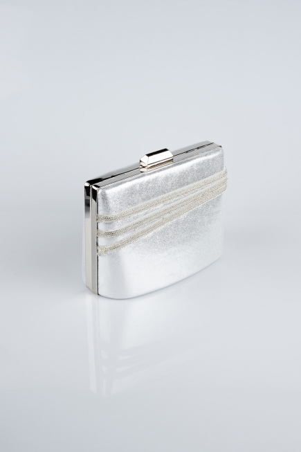 Sac de Soirée Luxe Plâtre Argent SH822