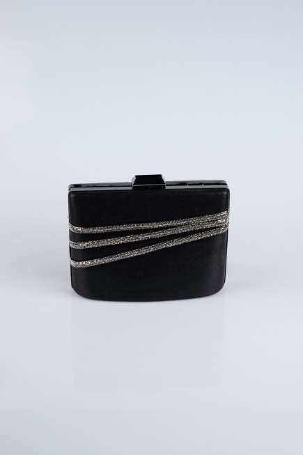 Sac de Soirée Luxe Plâtre Noir SH822