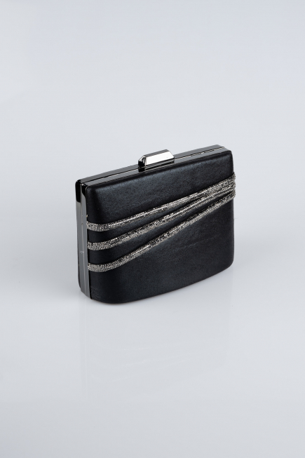 Sac de Soirée Luxe Plâtre Noir SH822