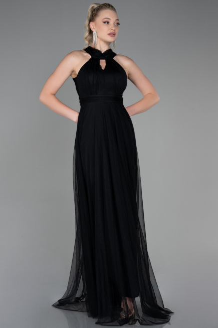 Robe de Soirée Longue Noir ABU3252