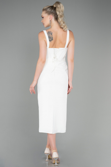 Tenue de Soirée Midi Blanc ABK1819