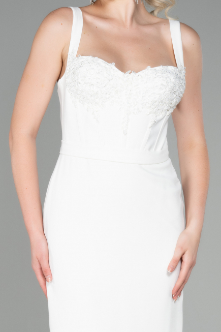 Tenue de Soirée Midi Blanc ABK1819