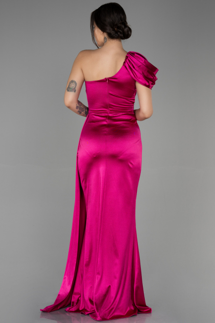 Robe de Soirée Longue Fushia ABU3325