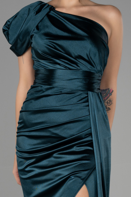 Robe de Soirée Longue Émeraude ABU3325